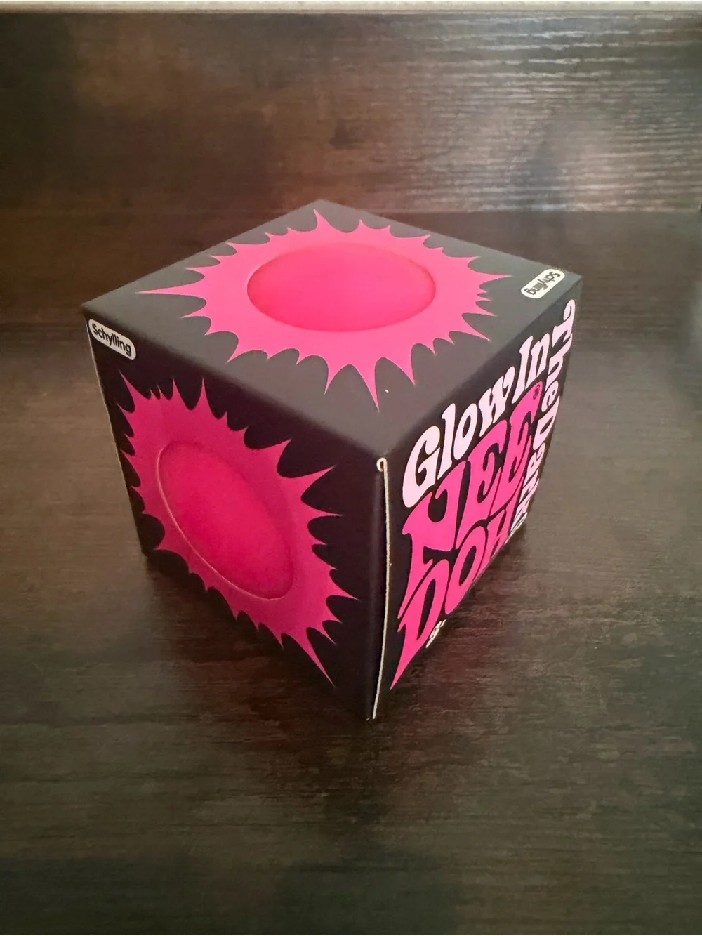 Schylling Glow-In-The-Dark NeeDoh - Pink